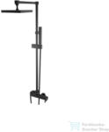 Bugnatese TETRIS zuhanyrendszer 25x25 cm-es fejzuhannyal, matt fekete 9136CNE (9136CNE)