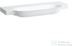 Laufen The New Classic 120x48 cm-es szekrényre illeszthető mosdó csaplyuk és túlfolyó nélkül, LCC bevonattal, fehér H8138584001121 (H8138584001121)