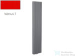 Radeco CAJA 4 1200x645 design radiátor, WENUS 7 (piros) színben (Radeco_CAJA_4_WENUS7)