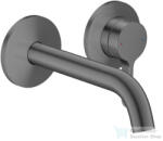 Hansgrohe AXOR ONE falsík alatti mosdó csaptelep 16 cm-es kifolyóval, szálcsiszolt fekete króm 48170340 (48170340)
