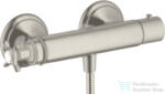 Hansgrohe Axor Montreux termosztátos zuhany csaptelep zuhanyszett nélkül, rozsdamentes acél hatású 16261800 (16261800)