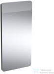 Geberit Option Square 40x80 cm-es tükör felső LED világítással, szálcsiszolt alumínium 819240000 (819240000)