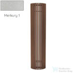 Radeco CARRERA P 1800x430 íves design radiátor, MERKURY 1 (metál ezüst) színben (Radeco_CARRERA_P_MERKURY1)