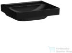 Laufen MEDA 55x46 cm-es falra/bútorra szerelhető csiszolt aljú mosdó csaplyuk és túlfolyó nélkül, matt fekete H8161127161121 (H8161127161121)