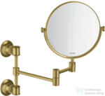 Hansgrohe AXOR MONTREUX fali kozmetikai tükör, szálcsiszolt sárgaréz hatású 42090950 (42090950)