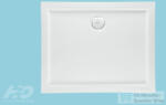 H2O Nero D 100x80 standard szögletes aszimmetrikus zuhanytálca, fehér (h2o_12329)