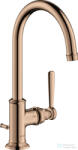 Hansgrohe AXOR MONTREUX 210 mosdó csaptelep automata leeresztővel, polírozott vörös arany hatású 16517300 (16517300)