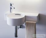 Laufen Val SaphirKeramik 55x31, 5 cm-es kézmosó, jobb oldali pulttal, LCC Active bevonattal, fehér H815283A001051 (H815283A001051)