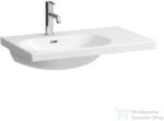Laufen Lua 75x46 cm-es mosdó egy csaplyukkal, jobb oldali pulttal, LCC bevonattal, H8170864001041 (H8170864001041)