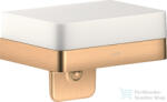 Hansgrohe AXOR UNIVERSAL SOFTSQUARE folyékonyszappan-adagoló, szálcsiszolt bronz 42819140 (42819140)