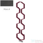 Radeco CARMEL 1800x400 design radiátor, MARS 4 (metál antracit) színben (Radeco_CARMEL_MARS4)