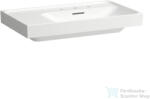 Laufen MEDA 80x46 cm-es falra/bútorra szerelhető mosdó 3 csaplyukkal, bal oldali pulttal, fehér H8171150001081 (H8171150001081)
