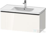 Duravit D-NEO 984x452 mm-es 1 fiókos alsószekrény 236710 mosdóhoz, White High Gloss Decor DE425602222 (DE425602222)