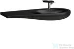 Laufen Ilbagnoalessi One 120x50 cm-es ráépíthető mosdó, pult bal oldalon, matt fekete H8149747161041 (H8149747161041)
