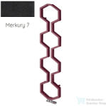 Radeco CARMEL 1800x400 design radiátor, MERKURY 7 (matt fekete) színben (Radeco_CARMEL_MERKURY7)