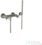 Bugnatese RODOS zuhany csaptelep zuhanyszettel, szálcsiszolt nikkel 7348NS (7348NS)