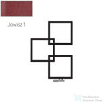 Radeco LOCO 3 MINI 707x500 design radiátor, JOWISZ 1 (matt bordó) színben, balos (Radeco_LOCO_3_MINI_B_JOWISZ1)