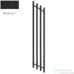 Radeco FUEGO KOLOR 1650x290 balos design radiátor, MERKURY 6 (metál fekete) színben (Radeco_FUEGO_L_MERKURY6)