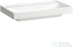 Laufen MEDA 80x46 cm-es falra/bútorra szerelhető csiszolt aljú mosdó csaplyuk és túlfolyó nélkül, fehér H8161170001121 (H8161170001121)