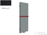 Radeco WALL 1600x560 design radiátor törölközőtartó nélkül, MERKURY 8 (selyemfényű fekete) színben (Radeco_WALL_MERKURY8)