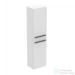 Ideal Standard I. Life A 40x30x160 cm-es 2 ajtós szekrény fogantyú nélkül, matt fehér T5260DU (T5260DU)