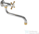 Bugnatese LADY hidegvizes fali mosdó csaptelep leeresztő nélkül, Króm/arany 974CRDO (974CRDO)