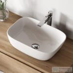 Coycama Due 45, 5x32, 5 cm-es pultra ültethető mosdó leeresztő nélkül, fehér 53001002 (53001002)