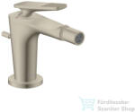 Hansgrohe CITTERIO C bidé csaptelep automata leeresztővel, rombuszmetszéses fogantyúval, szálcsiszolt nikkel 49211820 (49211820)
