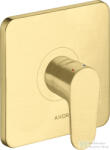 Hansgrohe AXOR Citterio M falsík alatti kád/zuhany csaptelep alaptest nélkül, szálcsiszolt sárgaréz hatású 34625950 (34625950)