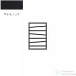 Radeco VIBO 1 821x550 design radiátor, MERKURY 8 (selyemfényű fekete) színben (Radeco_VIBO_1_MERKURY8)