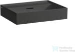 Laufen Kartell By Laufen 60x46 cm-es csiszolt aljú mosdó csaplyuk nélkül, matt fekete H8163337161091 (H8163337161091)