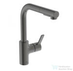 Ideal Standard GUSTO kihúzható fejes, 2 funkciós mosogató csaptelep, Magnetic grey BD420A5 (BD420A5)