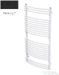 Radeco SONIA E A1-700/SLE 496x750 törölközőszárítós radiátor, MERKURY 7 (matt fekete) színben (Radeco_SONIA_E_A1_700_SLE_MERKURY7)