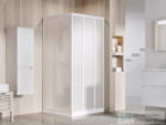 RAVAK SUPERNOVA ASDP3+APSS 90x75 cm-es tolóajtós zuhanykabin fix oldalfallal, fehér/pearl 00V701R211SET90APSS75 (00V701R211SET90APSS75)