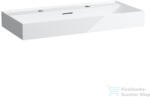 Laufen Kartell By Laufen 100x46 cm-es csiszolt aljú mosdó 2 csaplyukkal, fehér H8163370001071 (H8163370001071)