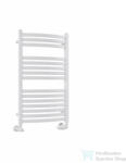 Radeco ENZO AK3-600/EL 850x630 törölközőszárítós radiátor, fényes fehér színben (Radeco_ENZO_AK3_600_EL)