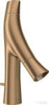 Hansgrohe AXOR STARCK ORGANIC 80 kétkaros mosdó csaptelep automata leeresztővel, szálcsiszolt bronz 12010140 (12010140)