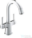 GROHE GRANDERA magasított mosdó csaptelep automata leeresztővel, Króm 20666000 (20666000)