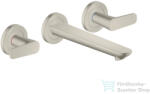 Hansgrohe AXOR Citterio C falsík alatti mosdó csaptelep 19 cm-es kifolyóval, nem zárható leeresztővel, alaptest nélkül, rozsdamentes acél hatású 49070800 (49070800)