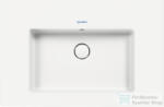 Duravit WHITE TULIP 750x490 mm-es bútorral aláépíthető mosdó csaplyuk nélkül, 2363750060 (2363750060)