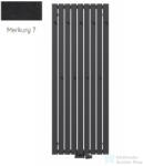 Radeco CALLE 2 1650x620 design radiátor akasztókkal, MERKURY 7 (matt fekete) színben (Radeco_CALLE_2_MERKURY7)
