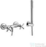 Bugnatese RODOS zuhany csaptelep zuhanyszettel, króm 7348CR (7348CR)