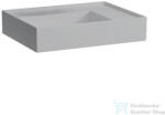 Laufen Kartell By Laufen 60x46 cm-es csaplyuk nélküli mosdó, speciálisan fedett lefolyóval, Matt szürke H8103347591121 (H8103347591121)
