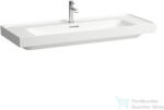 Laufen MEDA 120x46 cm-es falra/bútorra szerelhető mosdó LCC bevonattal, fehér H8141114001041 (H8141114001041)
