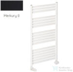 Radeco PINO K AK4-500/EP 1060x530 törölközőszárítós radiátor, MERKURY 8 (selyemfényű fekete) színben (Radeco_PINO_K_AK4_500_EP_MERKURY8)