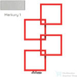 Radeco LOCO 4 1255x685 design radiátor, , MERKURY 1 (metál ezüst) színben, jobbos (Radeco_LOCO_4_J_MERKURY1)