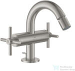 GROHE ATRIO bidé csaptelep automata leeresztővel, Supersteel 24353DC0 (24353DC0)