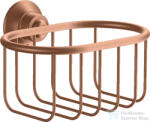 Hansgrohe AXOR MONTREUX fali szappantartótartó kosár, szálcsiszolt vörös arany hatású 42065310 (42065310)