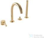 Bugnatese Kline 4 üléses kádtöltő csaptelep zuhanyszettel, sárgaréz 5755ON (5755ON)