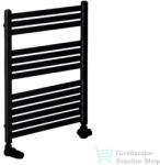 Radeco PINO K AK2-600/EP 715x630 törölközőszárítós radiátor, MERKURY 8 (selyemfényű fekete) színben (Radeco_PINO_K_AK2_600_EP_MERKURY8)